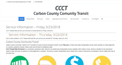 Desktop Screenshot of carbontransit.com